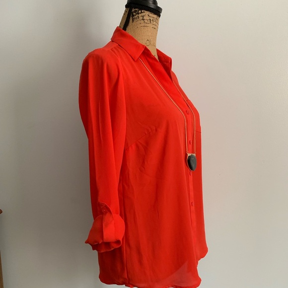 The Limited Red Blouse size Small - Picture 4 of 5